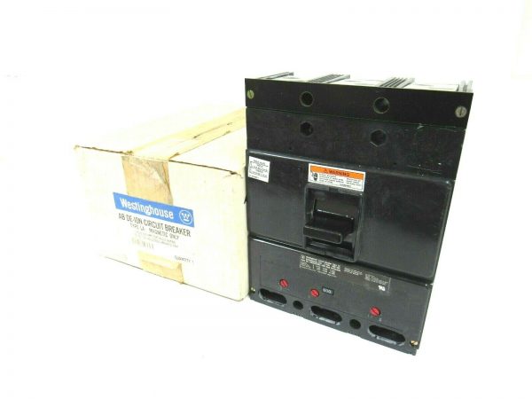 NEW WESTINGHOUSE 1265C95G05 CIRCUIT BREAKER AB DE-ION TYPE LA 3 POLE 600A 600VAC