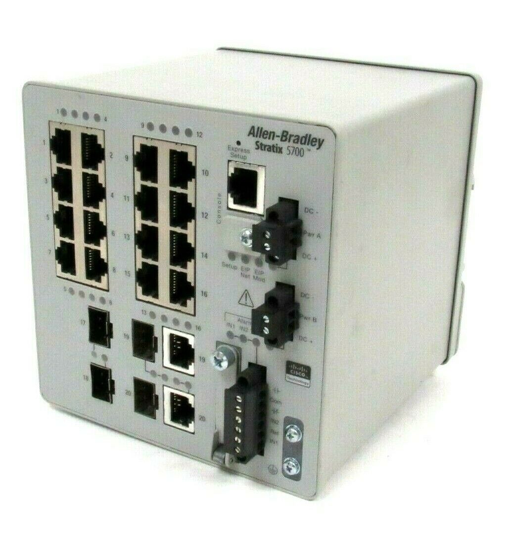 USED ALLEN BRADLEY 1783-BMS20CL STRATIX 5700 ETHERNET SWITCH MODULE ...