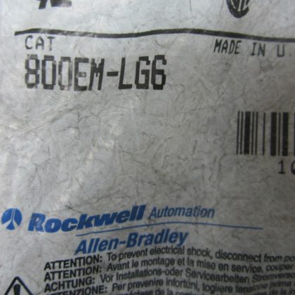 2 NEW ALLEN BRADLEY 800EM-LG6 PUSHBUTTON 800EMLG6