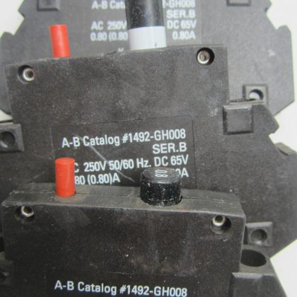 3 NEW ALLEN BRADLEY 1492-GH008  CIRCUIT BREAKER 1492GH008