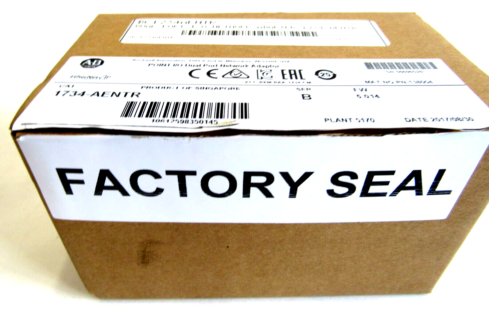 ALLEN BRADLEY 1734-AENTR DUAL PORT NETWORK ADAPTOR SERIES B 1734AENTR NEW, SURLU - Image 4