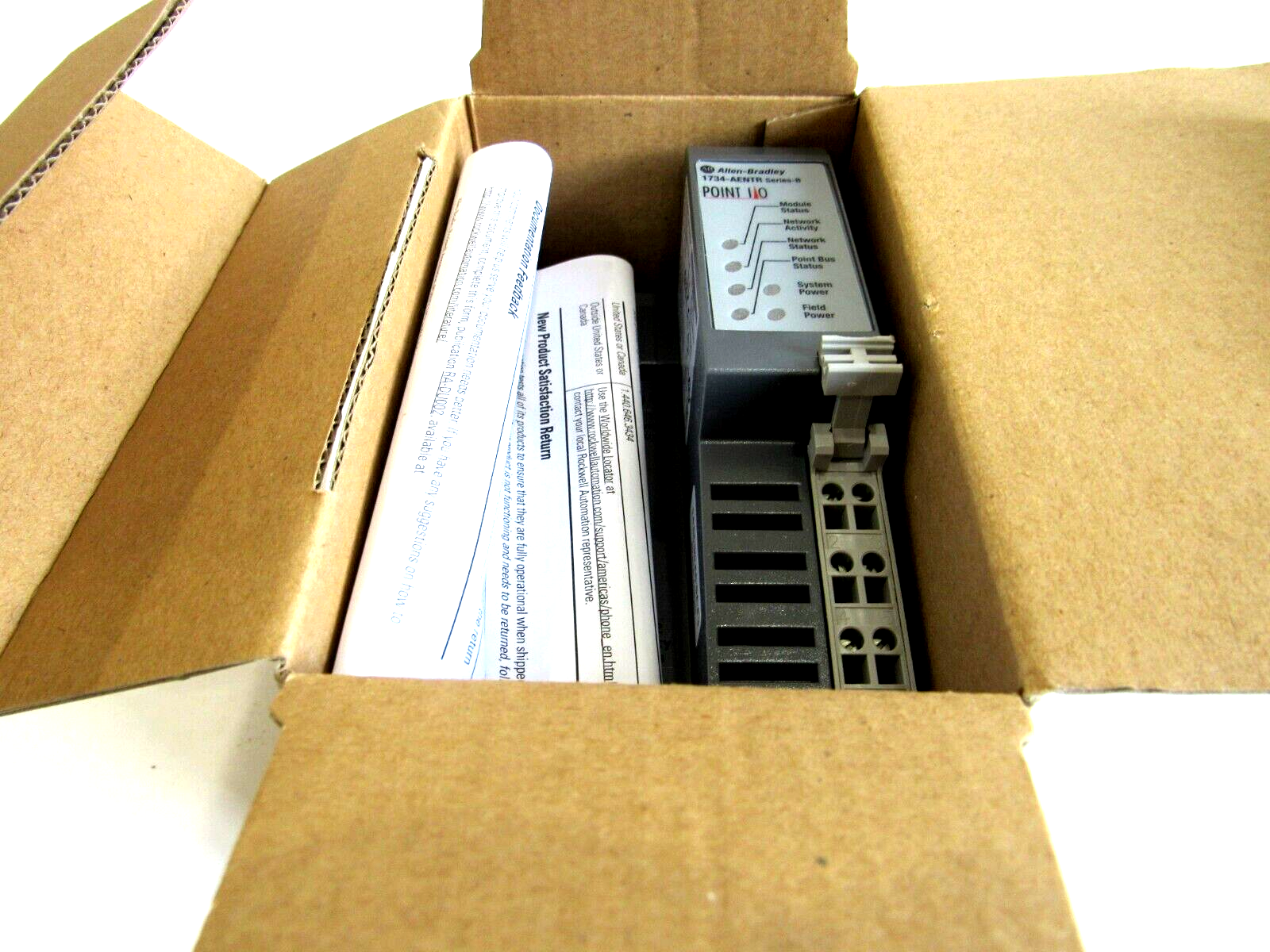 ALLEN BRADLEY 1734-AENTR DUAL PORT NETWORK ADAPTOR SERIES B 1734AENTR NEW, SURLU - Image 5