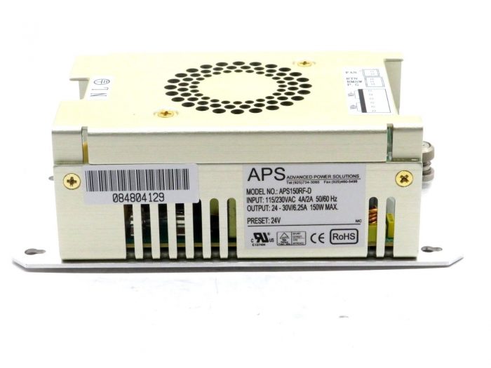 NEW ADVANCED POWER SOLUTIONS APS150RF-D POWER SUPPLY 4AMP/2AMP APS150RFD - Image 3
