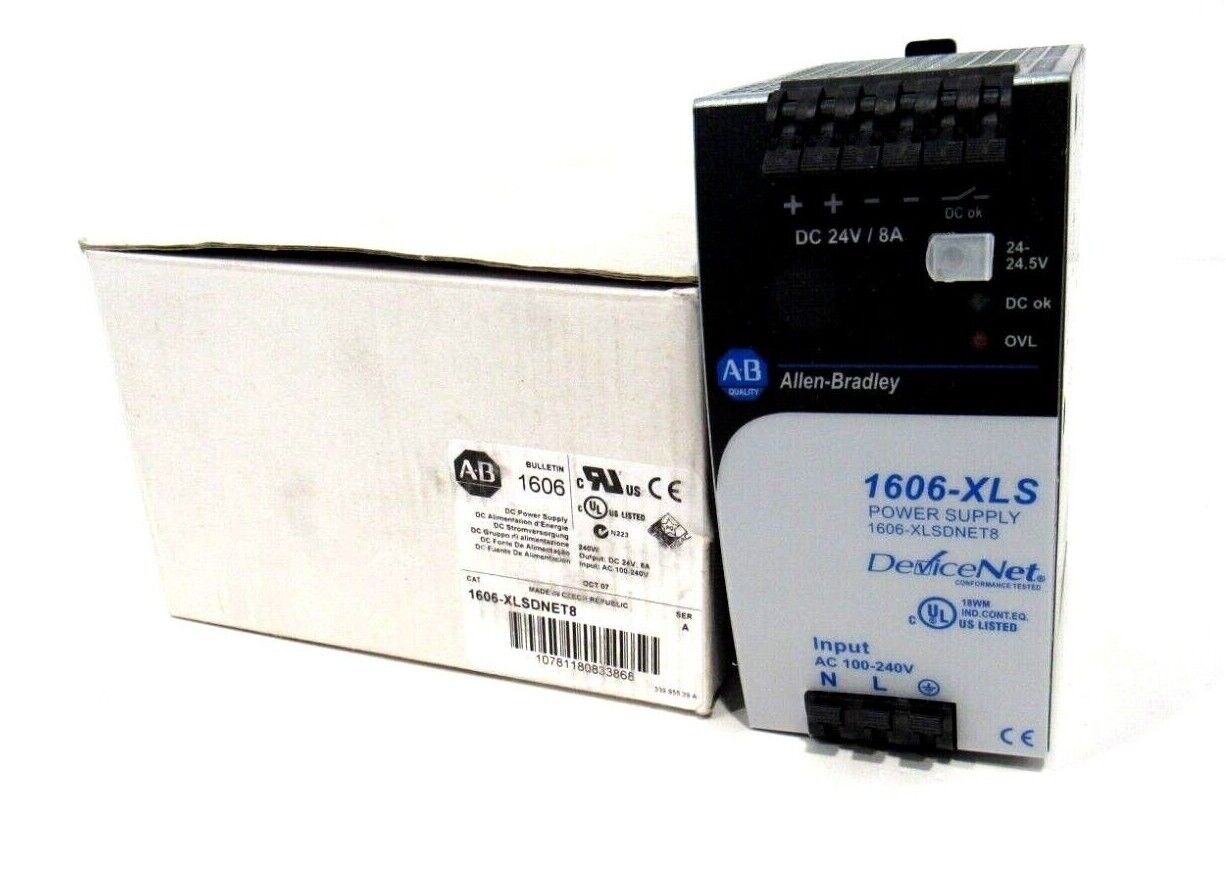 NEW ALLEN BRADLEY 1606-XLSDNET8 POWER SUPPLY SER.A 1606XLSDNET8