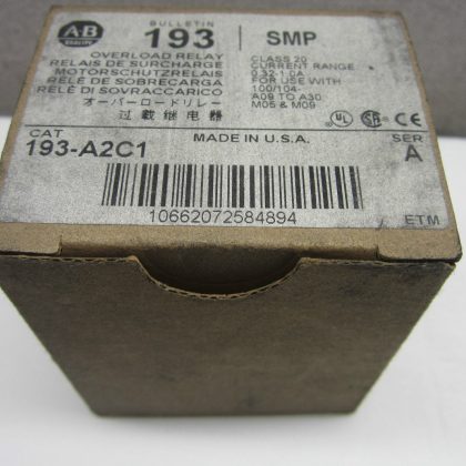 NEW ALLEN BRADLEY 193-A2C1 RELAY 193A2C1