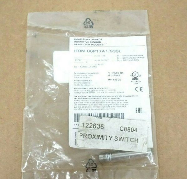 NEW BAUMER IFRM 06P17A1/S35L INDUCTIVE SENSOR IFRM06P17A1S35L - Image 3