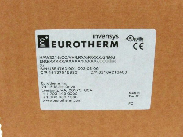 NEW EUROTHERM 3216 3216/CC/VH/LRXX/R/XXX/G/ENG TEMPERATURE CONTROLLER - Image 3