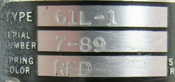 NEW FISHER CONTROLS 61L-1 PRESSURE REGULATOR 61L1 - Image 4