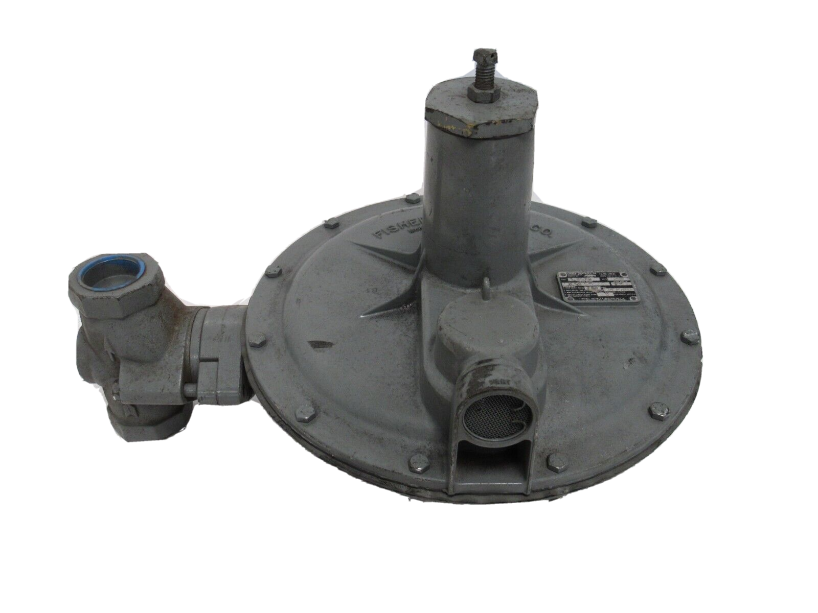 NEW FISHER CONTROLS S201K PRESSURE REGULATOR 1.5" 2-55 PSI 1/2" PORT SIZE - Image 3