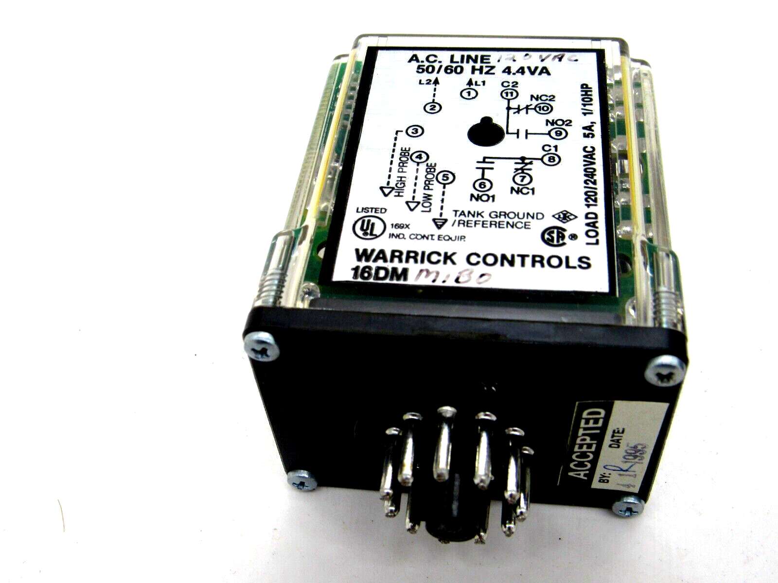 NEW GEM SENSOR WARRICK CONTROLS 16DMM1B0 CONTROL MODULE - Image 3