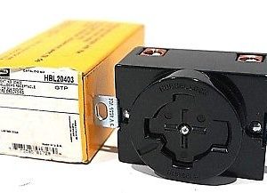 NEW HUBBELL HBL20403 RECEPTACLE
