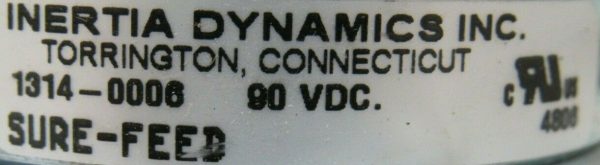 NEW INERTIA DYNAMICS 1314-0006 BRAKE 90VDC 13140006 - Image 4