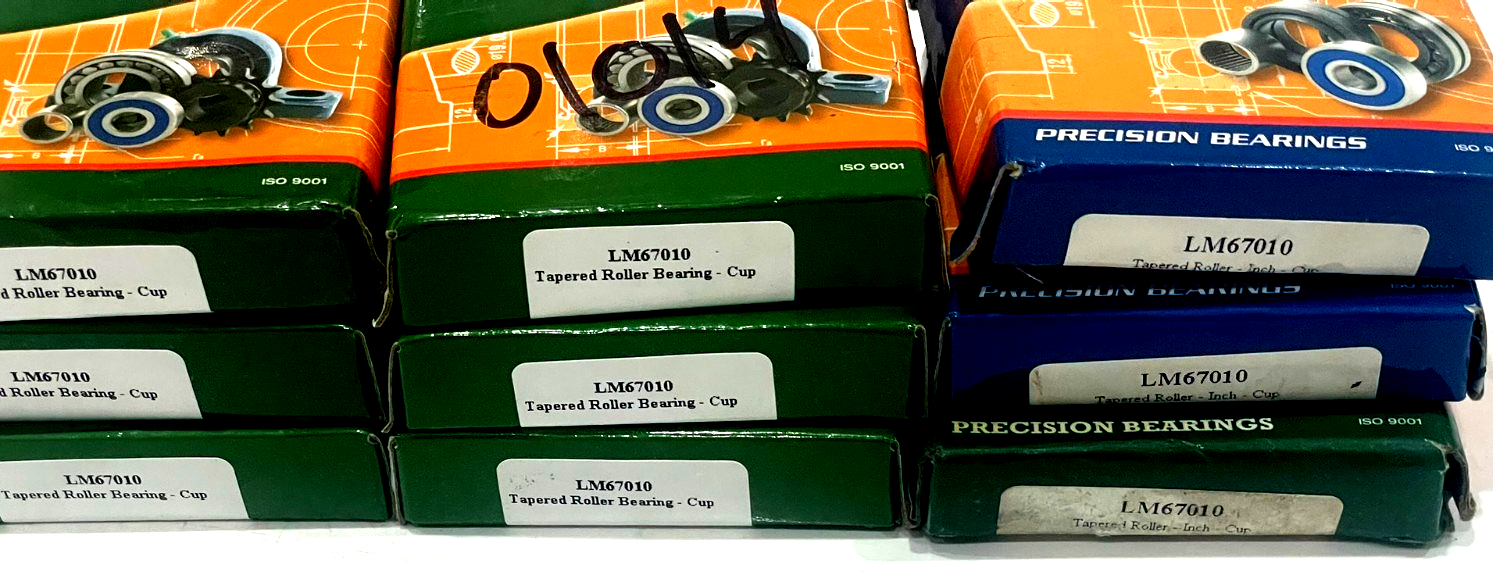 NEW LOT OF 9 TRITAN LM67010 TAPERED ROLLER BEARING CUP - Image 4