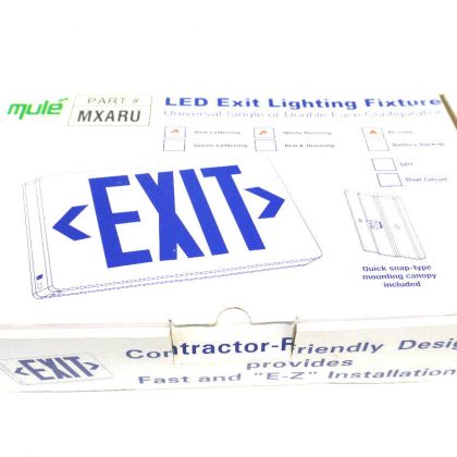 NEW MULE MXARU LED EXIT LIGHTING FIXTURE