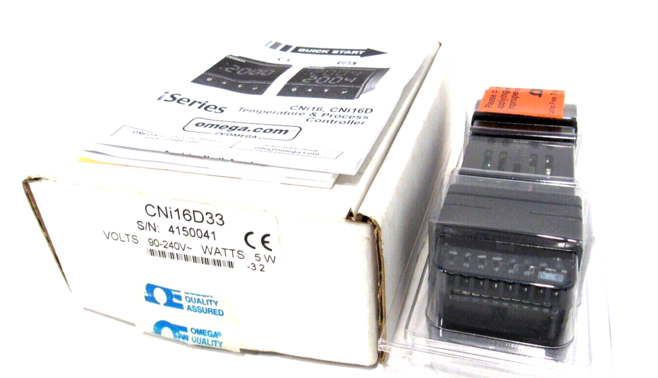 NEW OMEGA ENGINEERING CNI16D33 TEMPERATURE CONTROLLER
