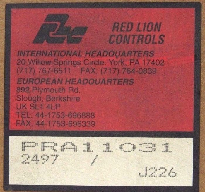 NEW RED LION CONTROLS PRA11031 CONVERTER - Image 3