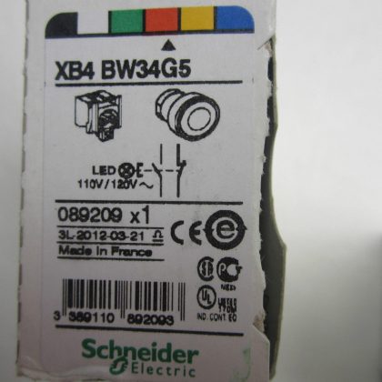 NEW SCHNEIDER ELECTRIC XB4 BW34G5 PUSHBUTTON XB4BW34G5