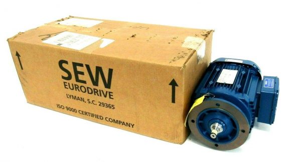 NEW SEW EURODRIVE DRE90L4/FG MOTOR 2HP 230/460V DIA. 9/16" DRE90L4FG