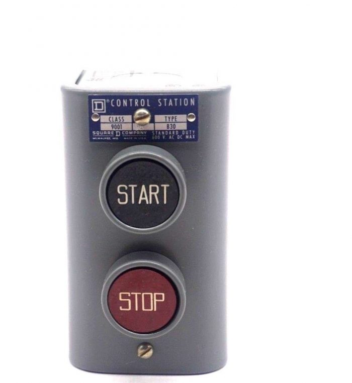 NEW SQUARE D COMPANY 9001B-30 PUSH BUTTON STATION 9001B30 - Image 3