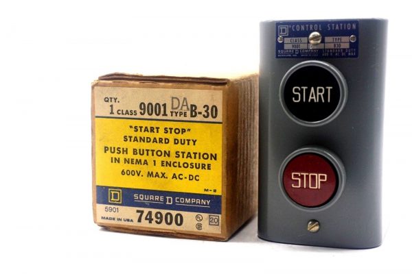 NEW SQUARE D COMPANY 9001B-30 PUSH BUTTON STATION 9001B30