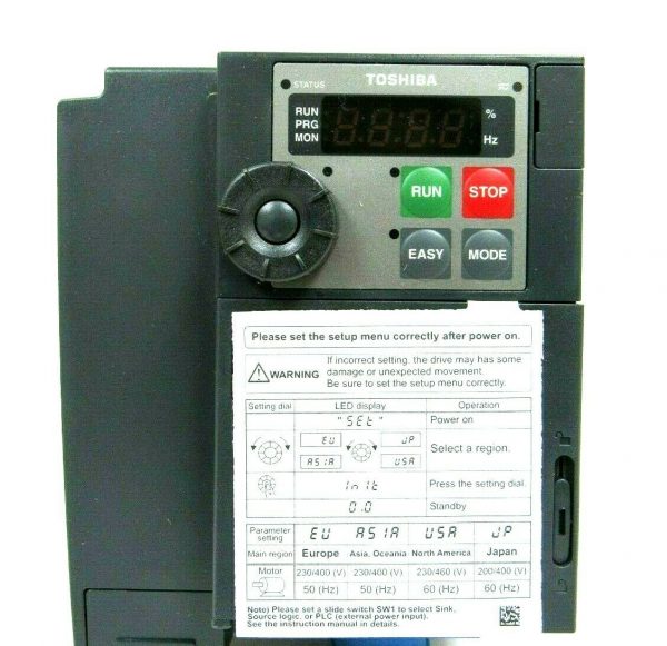 NEW TOSHIBA VFS15-4015PL-W1 DRIVE 3PH 380/500V 50/60HZ VFS154015PLW1 - Image 3