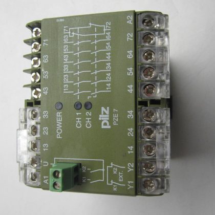 USED PILZ PZE-7-24VDC-6S-1O SAFETY RELAY  PZE724VDC6S1O