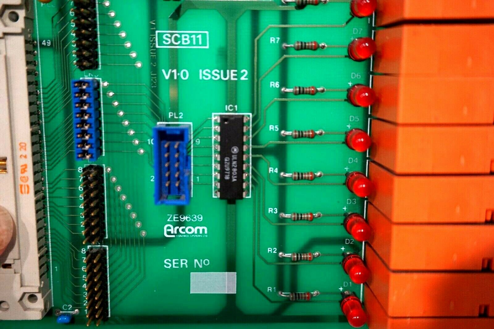 USED ARCOM SCB11 CIRCUIT BOARD V1-0 ISSUE 2 - SB Industrial Supply, Inc.