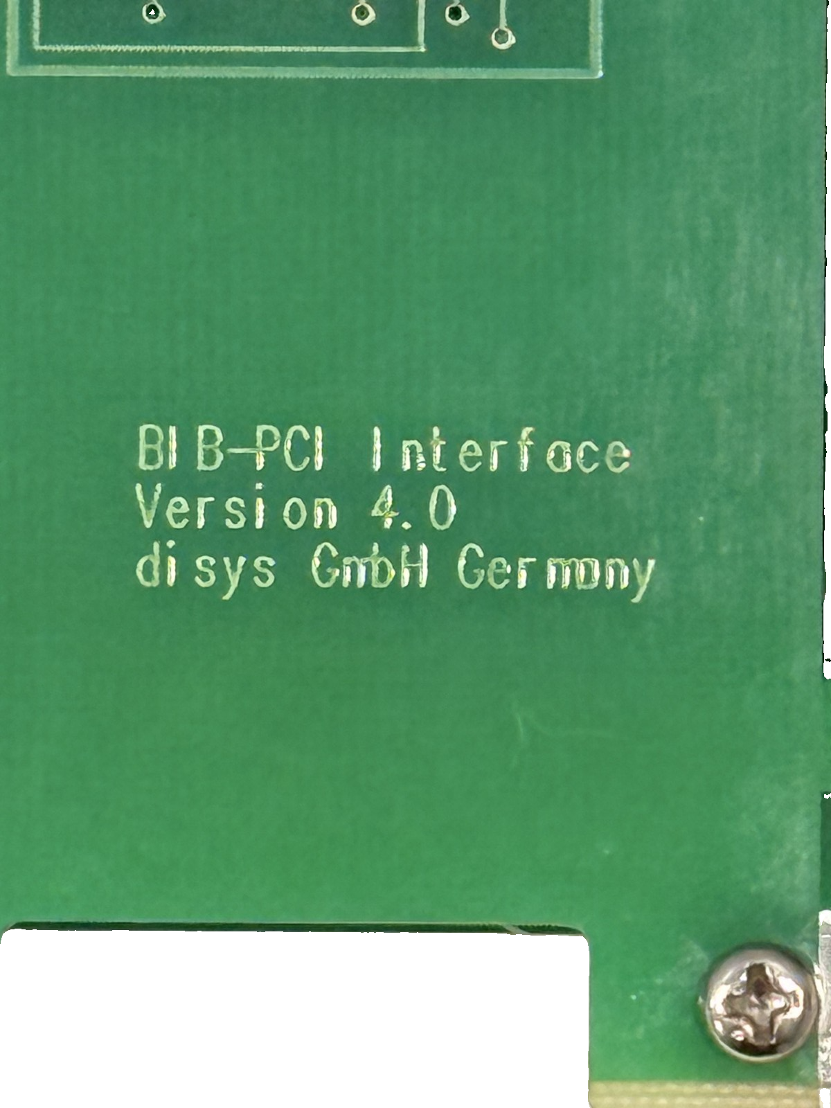USED DI SYS KAM-DI G-00 VER. 1.1 PCI CARD W/ BI B-PCI VER. 4.0 INTERFACE CARD - Image 7