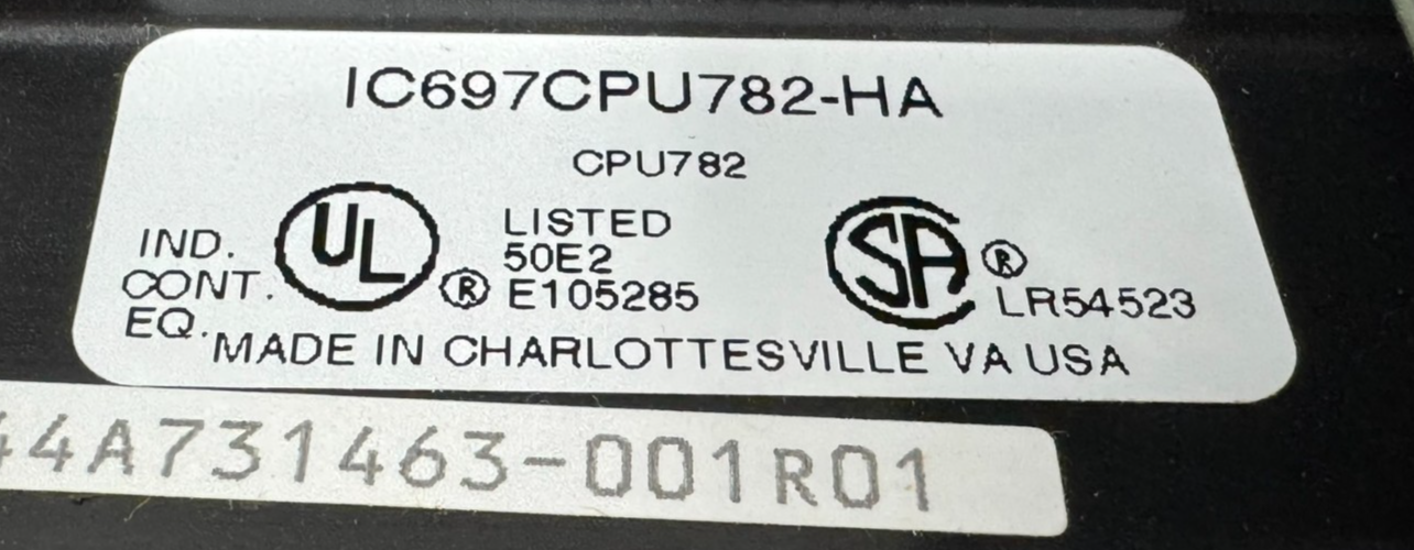 USED GE FANUC IC697CPU782-HA CPU MODULE 90-70 IC697CPU782 - Image 5