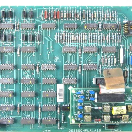 USED GENERAL ELECTRIC DS3800HPLA1A1B INTERFACE CARD PANEL