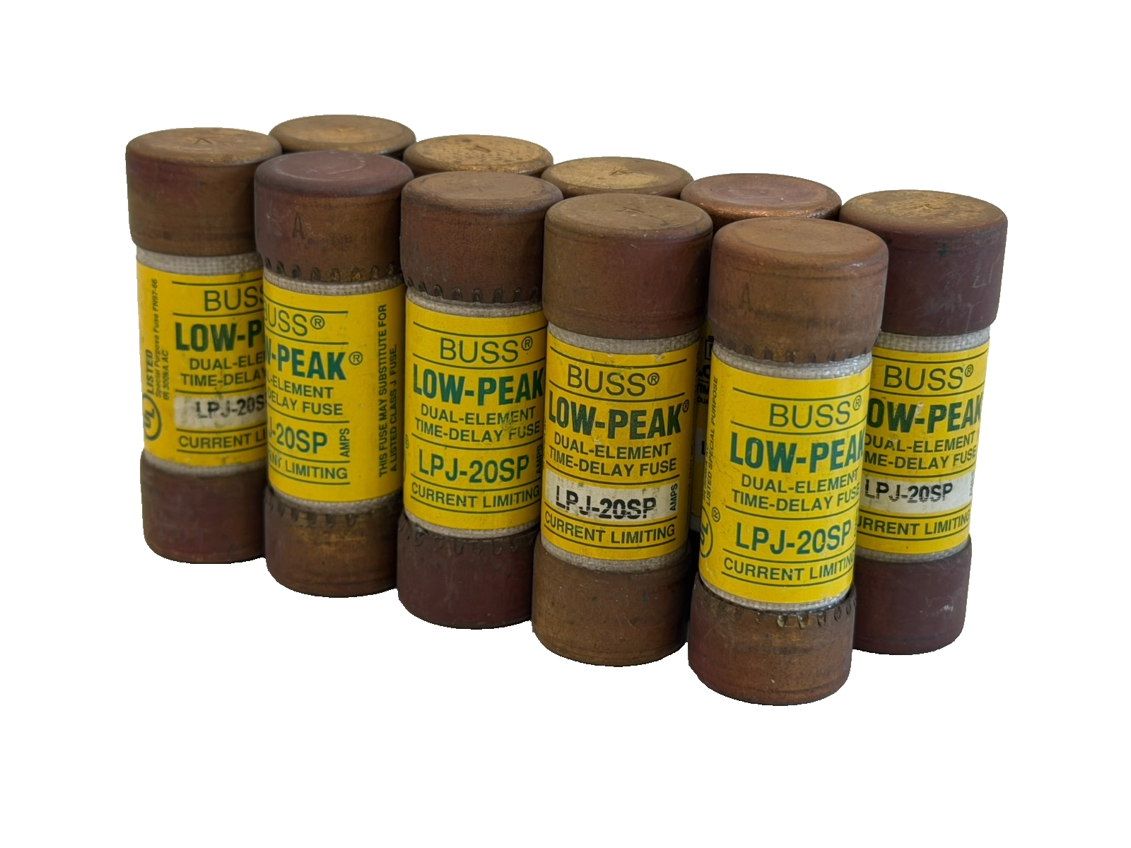 NEW 10 BUSSMANN LPJ-20SP FUSES LPJ20SP - SB Industrial Supply, Inc.