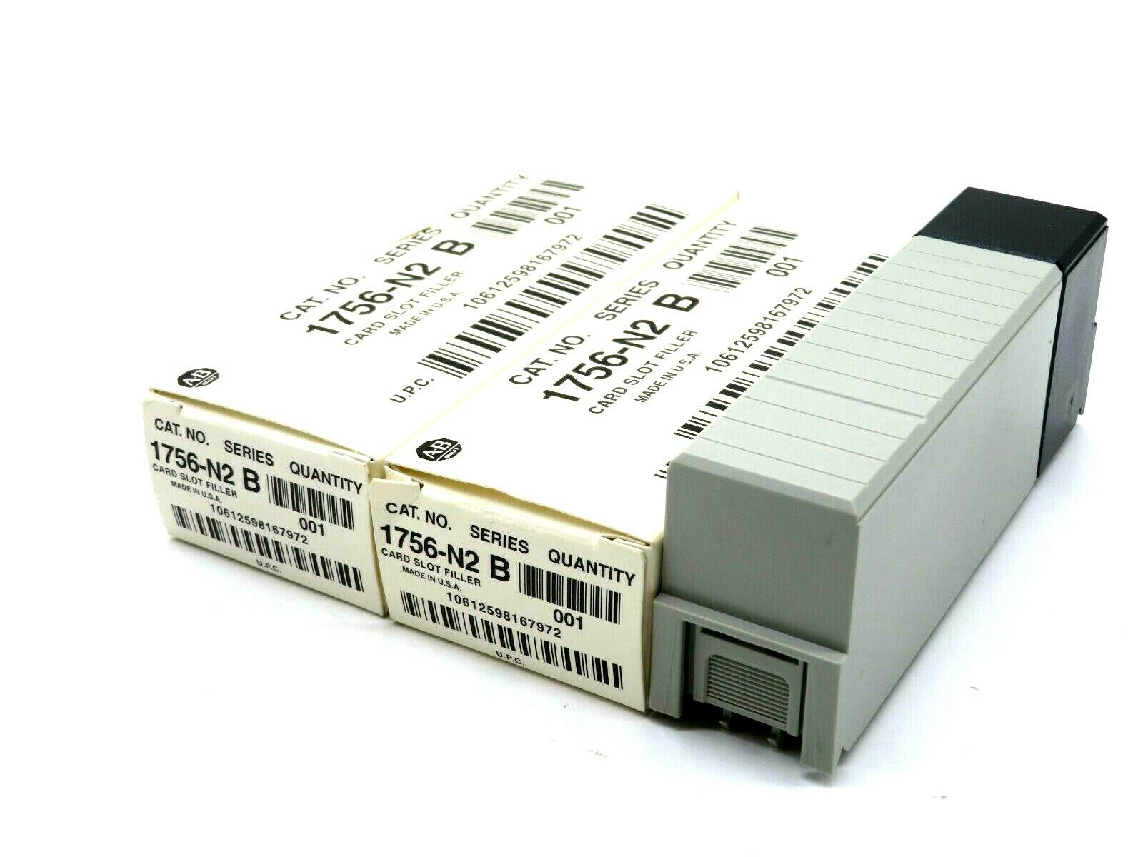 NEW LOT OF 2 ALLEN BRADLEY 1756-N2 CARD SLOT FILLER SERIES B 1756N2