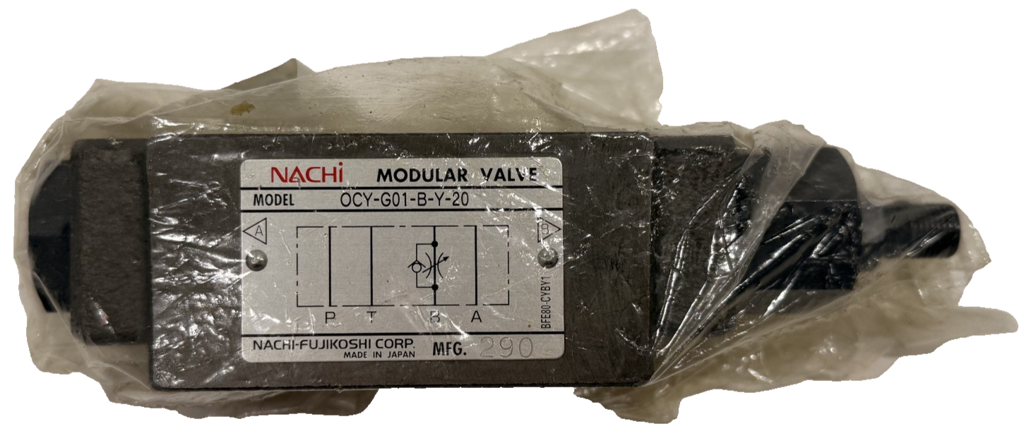 NEW NACHI OCY-G01-B-Y-20 FLOW REGULATOR MODULAR HYDRAULIC VALVE OCYG01BY20 - Image 4