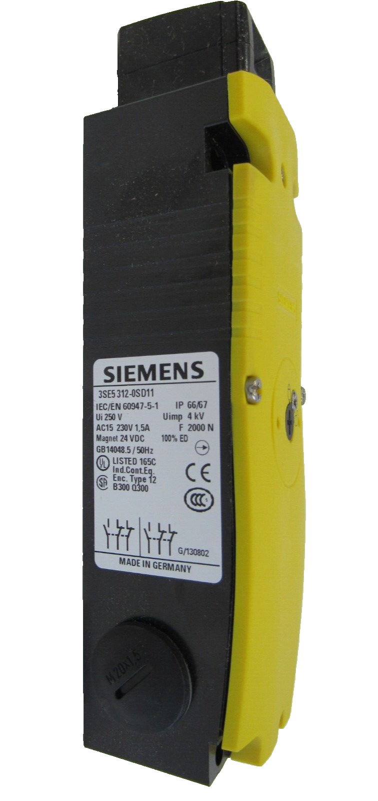 NEW SIEMENS 3SE5312-0SD11 INTERLOCK SWITCH 3SE53120SD11 - Image 4