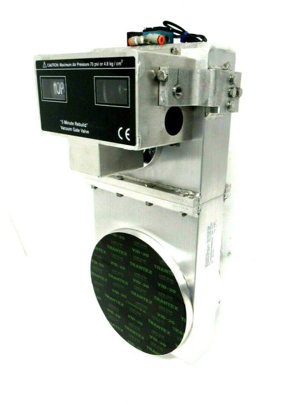NEW VACUUM RESEARCH LPWA4ASAN120BEP115 GATE VALVE WITH ROTARY ACTUATOR