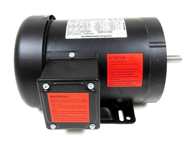 NEW WORLDWIDE ELECTRIC NAT12-18-56CB MOTOR NAT121856CB 1/2 HP 1725 RPM 230/460V - Image 3