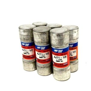 LOT OF 6 NEW FERRAZ SHAWMUT AJT1-1/2 FUSES AJT112