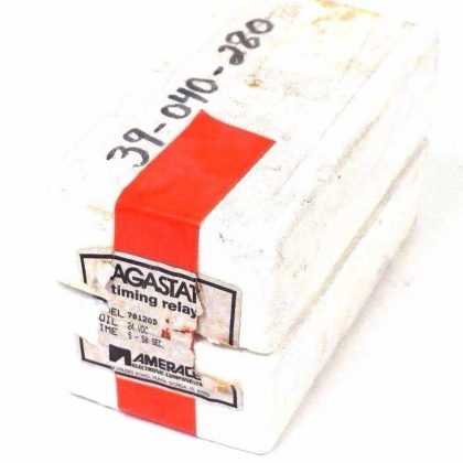 NEW AGASTAT 70120D TIME DELAY RELAY 24VDC, 5-50SEC