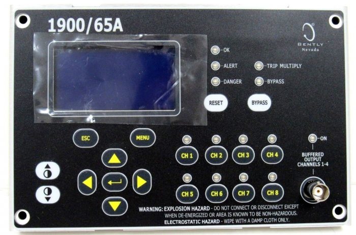 NEW BENTLY NEVADA 1900/65A EQUIPMENT MONITOR 1900/65A-01-02-01-00-00 190065A - Image 3
