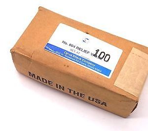 NEW CYRUS SHANK COMPANY 804 RELIEF VALVE 100
