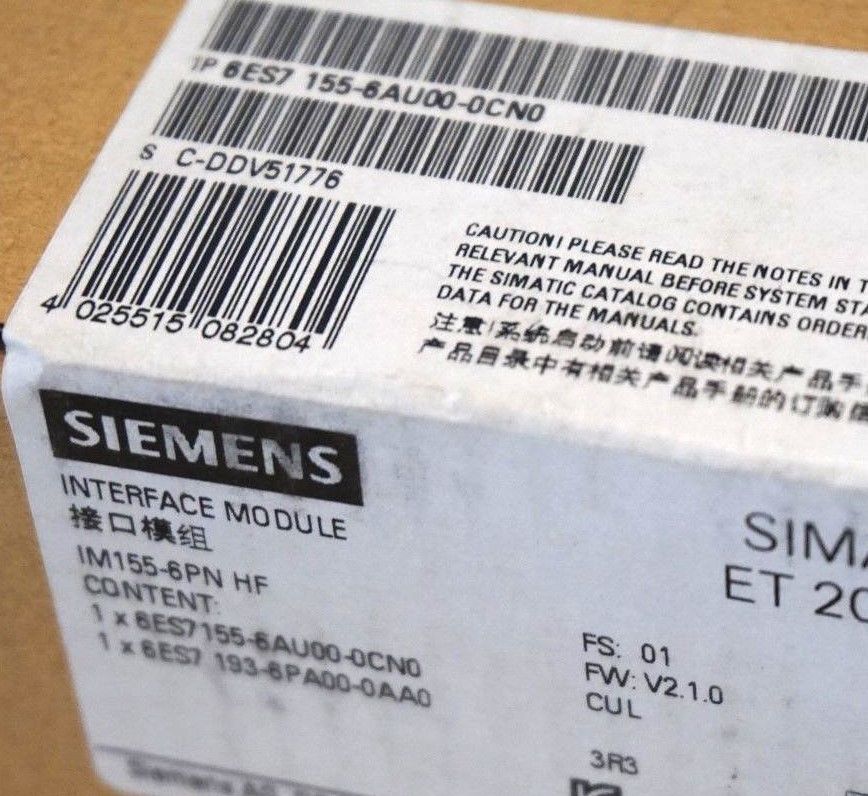 NEW FACTORY SEALED SIEMENS 6ES7-155-6AU00-0CN0 INTERFACE MODULE 6ES71556AU000CN0 - Image 3