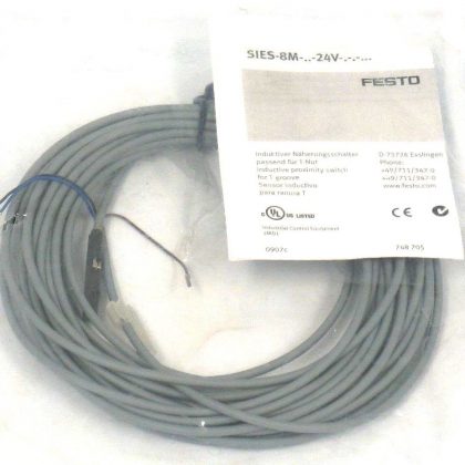 NEW FESTO 543873 PROXIMITY SENSOR SM1-8M-P0-24V-K-7