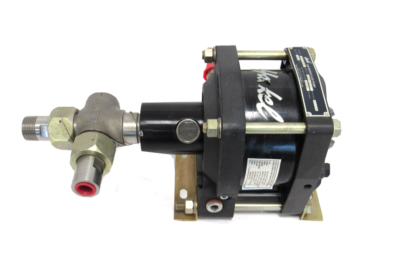 NEW HASKEL DSF-B100 AIR DRIVEN FLUID PUMP 100:1 DSFB100 - Image 3