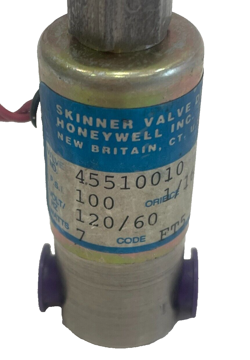 NEW HONEYWELL / SKINNER 45510010 SOLENOID VALVE 120/60 - Image 3