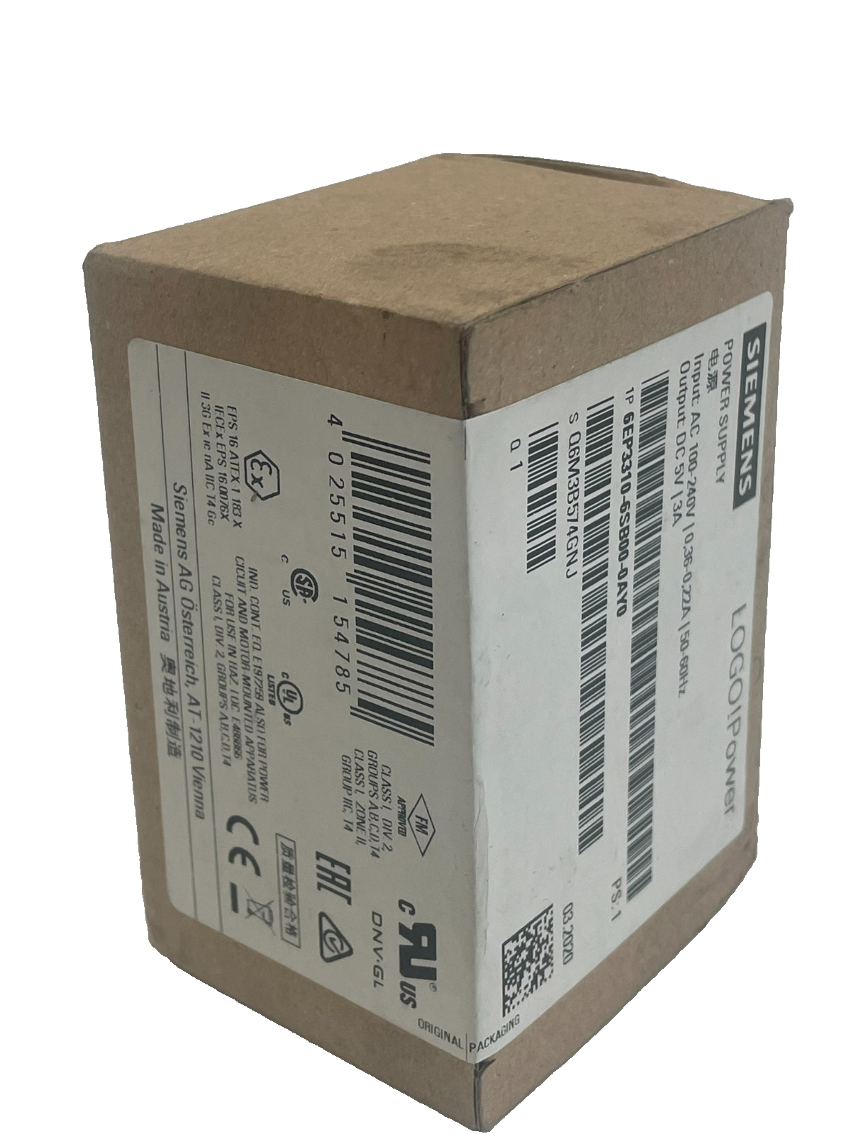 NEW SEALED SIEMENS 6EP3310-6SB00-0AY0 POWER SUPPLY 6EP33106SB000AY0 - Image 4