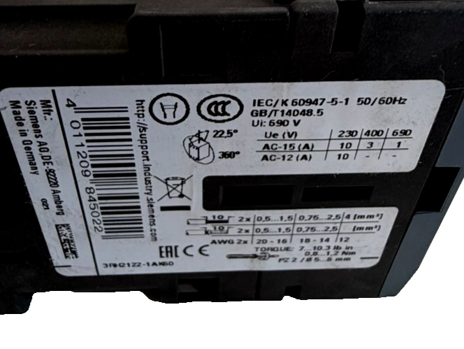 NEW SIEMENS 3RH2122-1AK60 120/110V 50/60HZ 3RH21221AK60 - Image 5