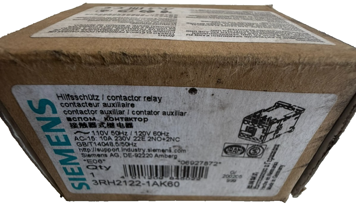 NEW SIEMENS 3RH2122-1AK60 120/110V 50/60HZ 3RH21221AK60 - Image 6