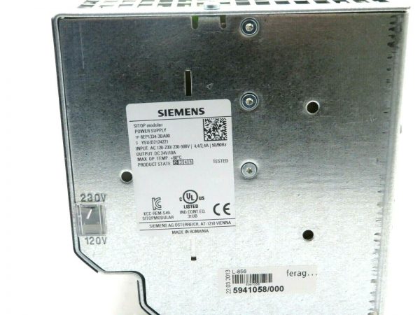 NEW SIEMENS 6EP1334-3BA00 POWER SUPPLY 6EP13343BA00 - Image 5