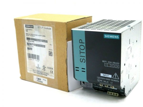 NEW SIEMENS 6EP1334-3BA00 POWER SUPPLY 6EP13343BA00