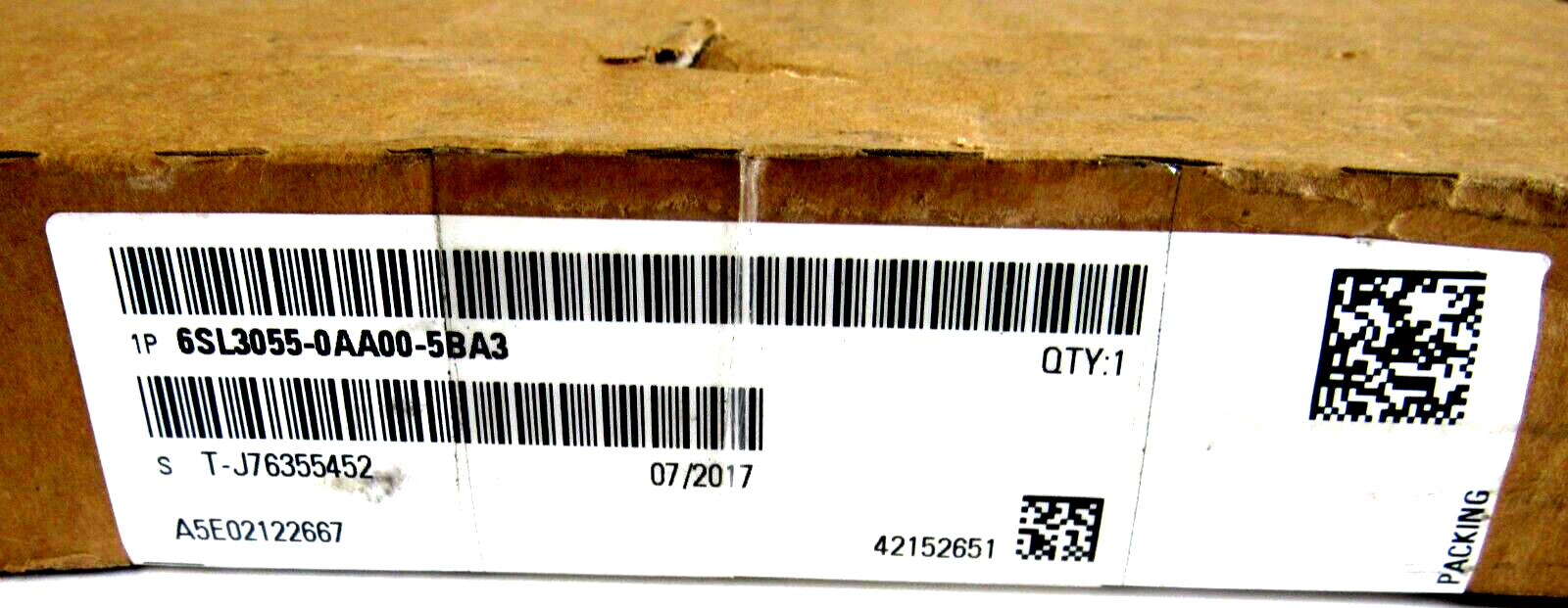 NEW SIEMENS 6SL3055-0AA00-5BA3 CONTROL UNIT 6SL30550AA005BA3 - Image 3